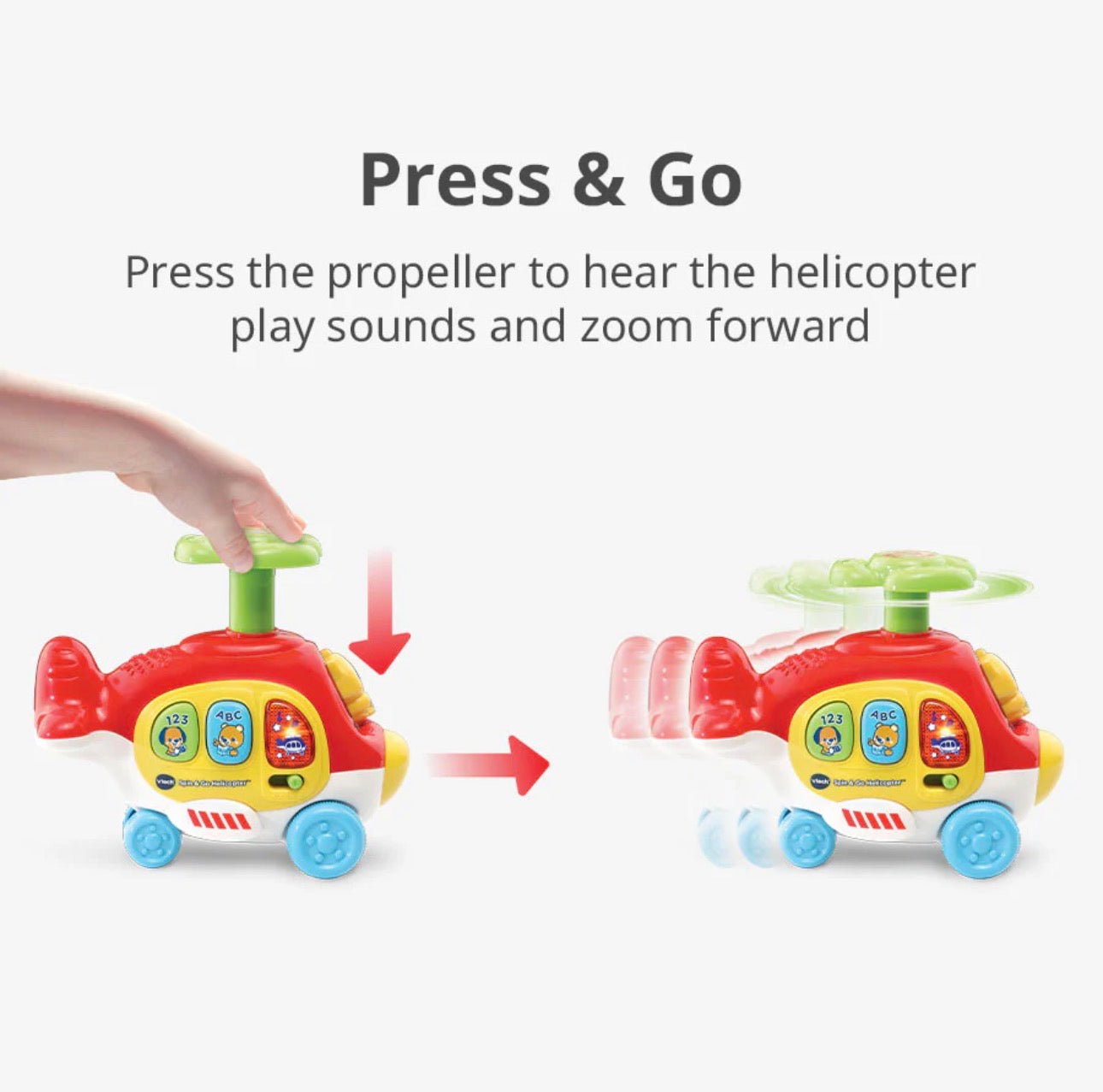 Vtech • sping and go helicopter