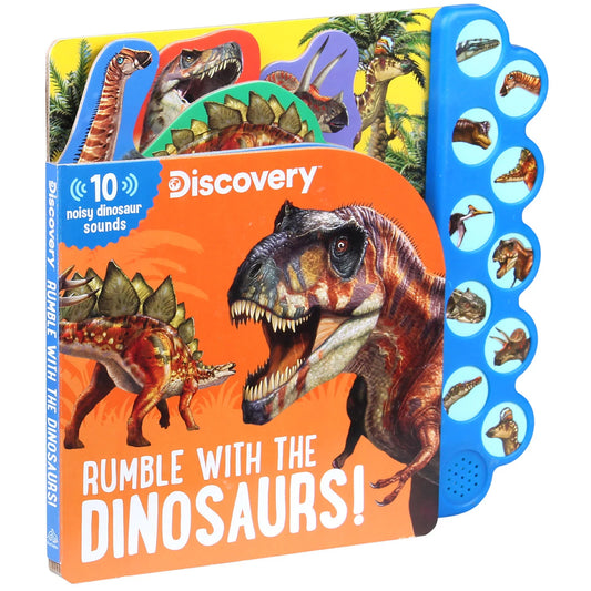 Libro con 10 sonidos de dinosaurios