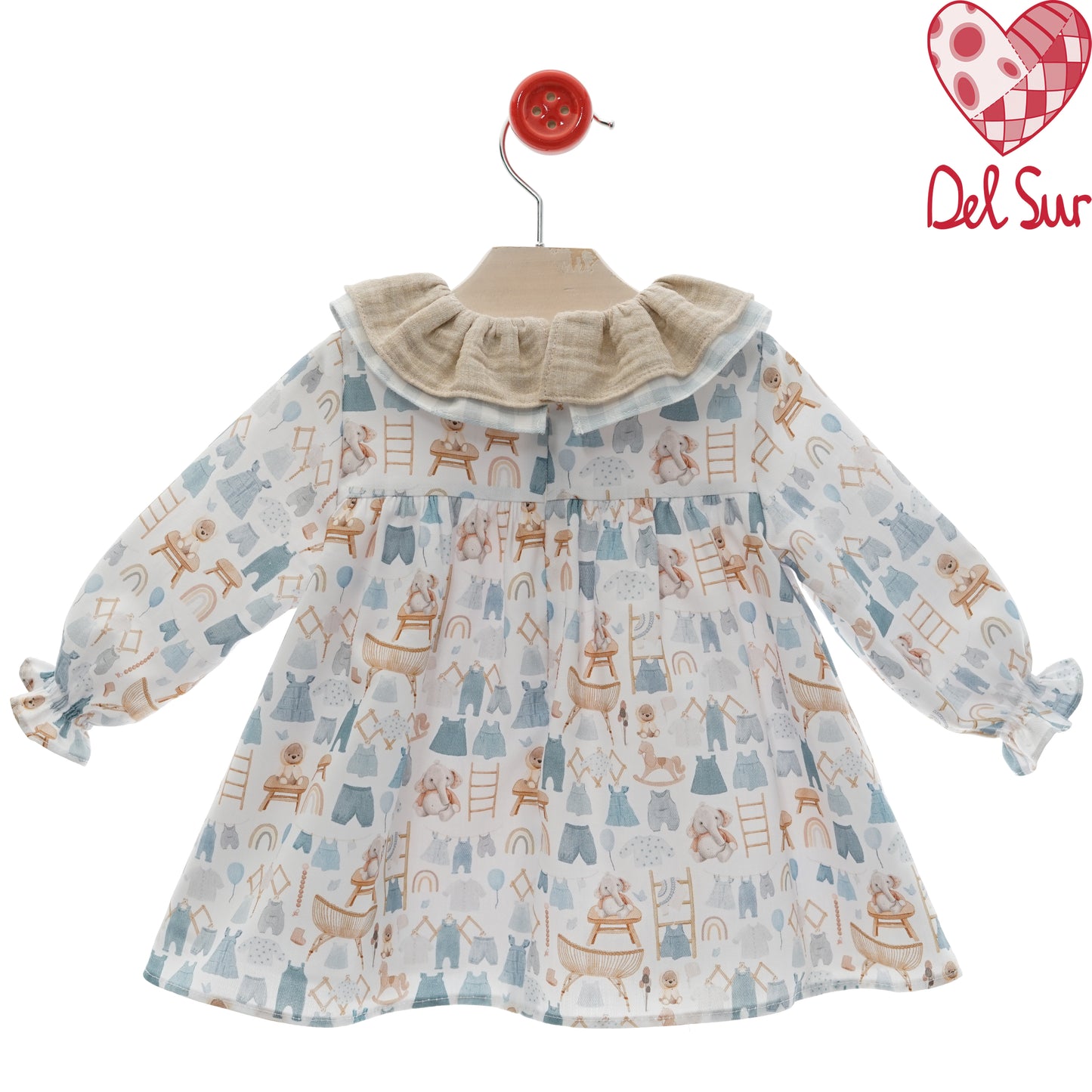 Vestido Celeste