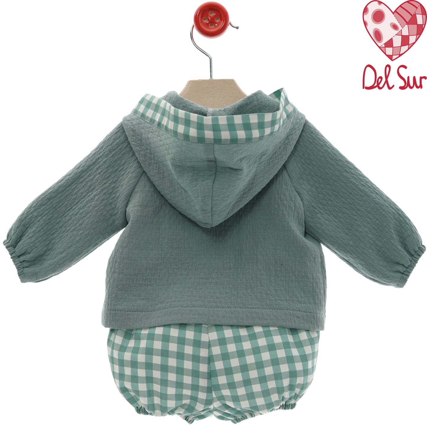 Set verde empolvado