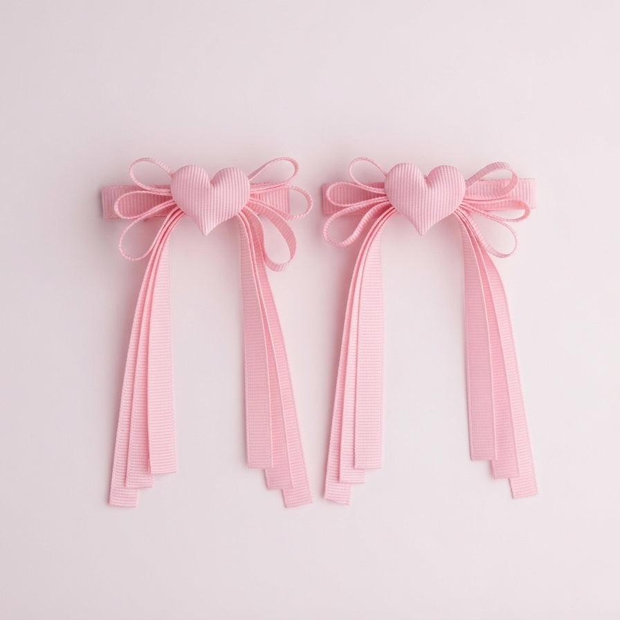 Clips para el cabello heart