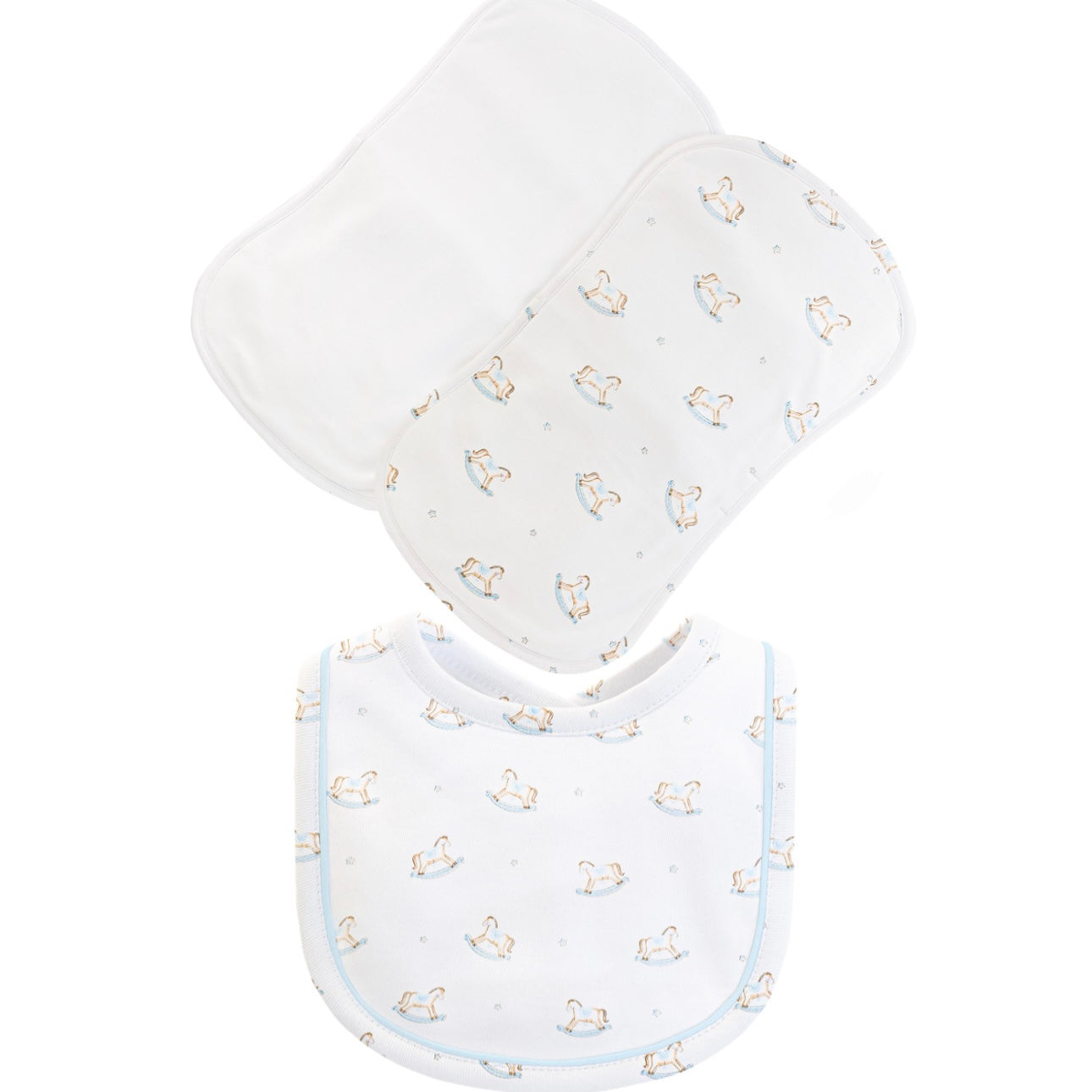 Burp cloths & bib algodón pima