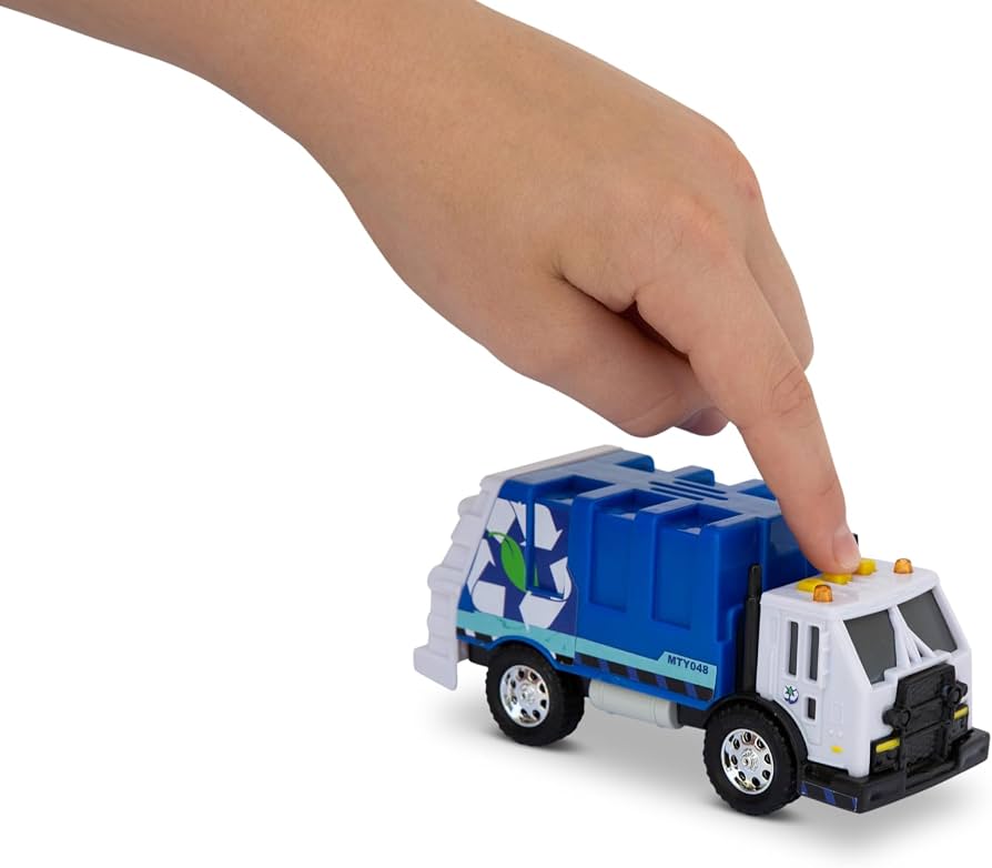 Mighty fleet - camion de reciclaje mini