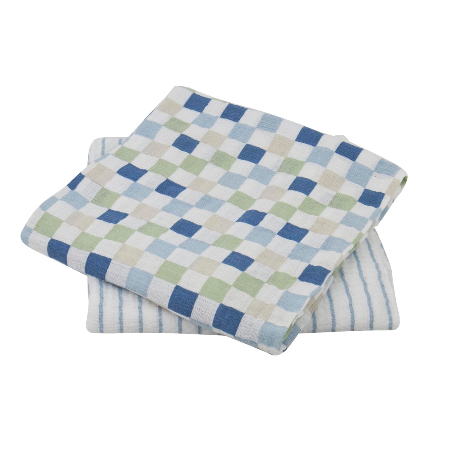 2 muslin blankets •