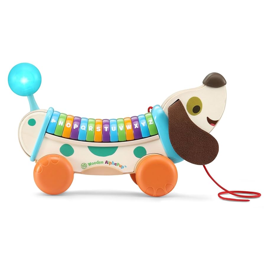 Wooden alphapup con sonidos