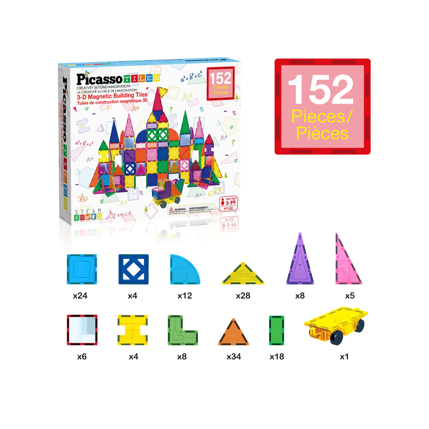 Picasso tiles 152 pzs