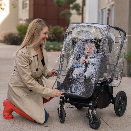 Stroller weather shield