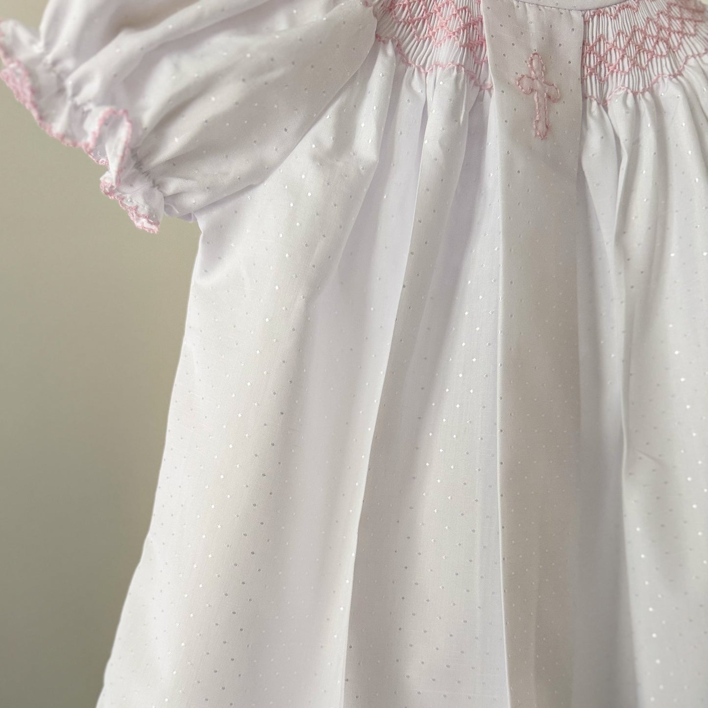 Vestido cruz bordada