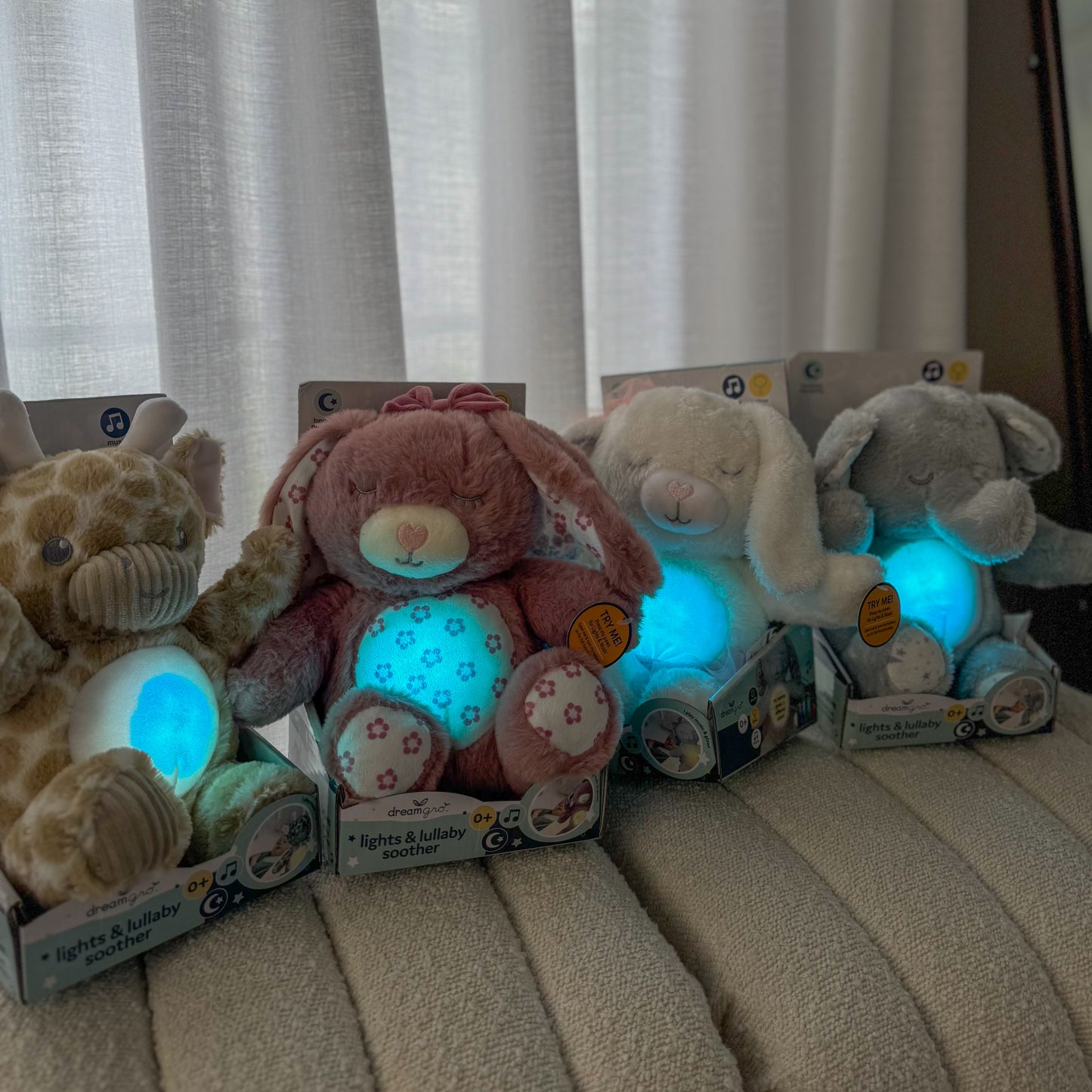 Peluche musical con luz