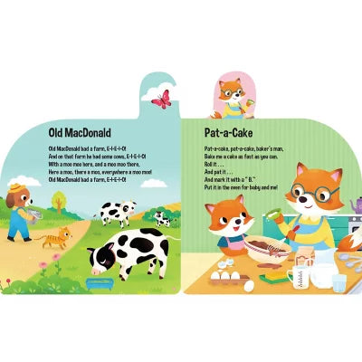 Sing-along nursery rhymes book