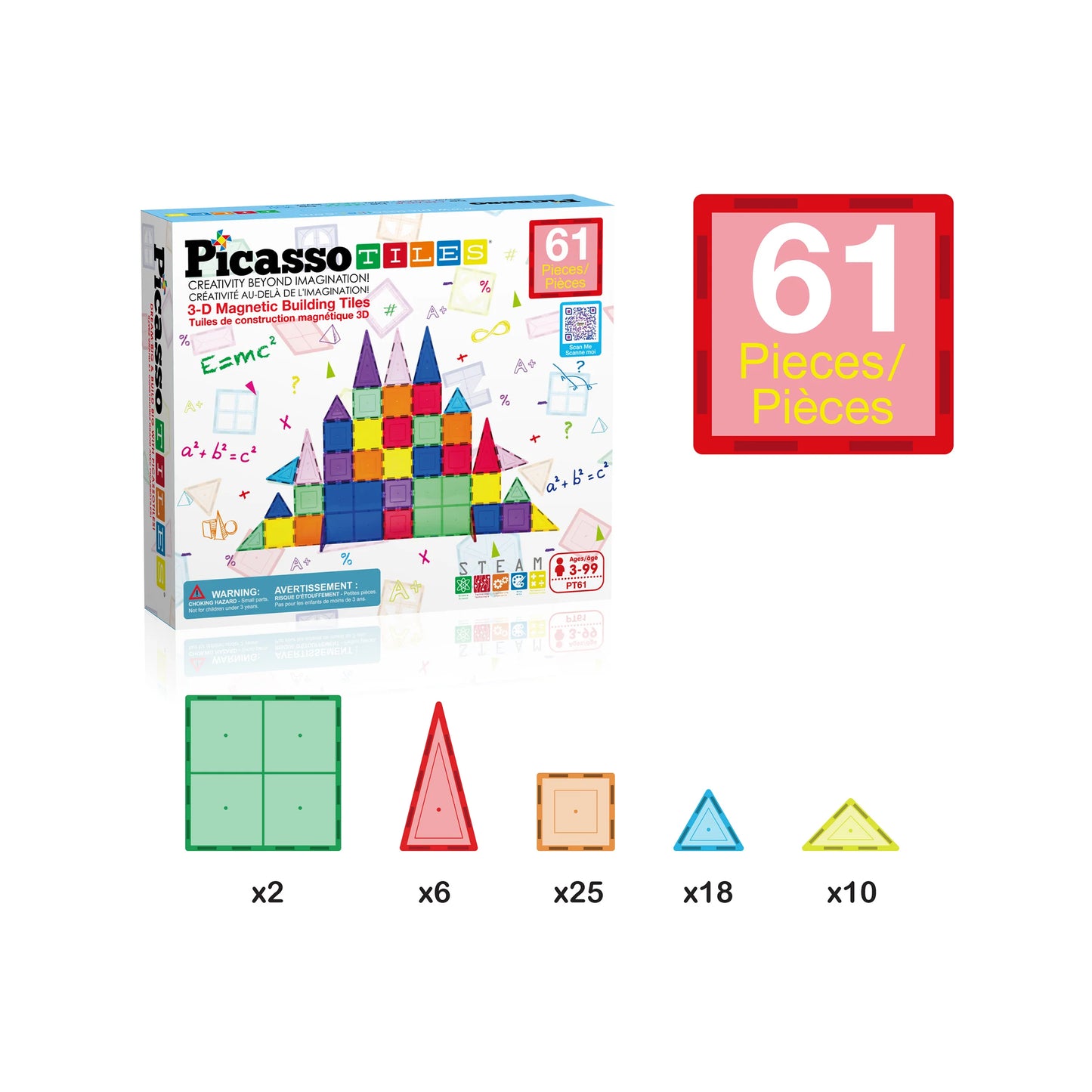 Picassotiles 61pcs