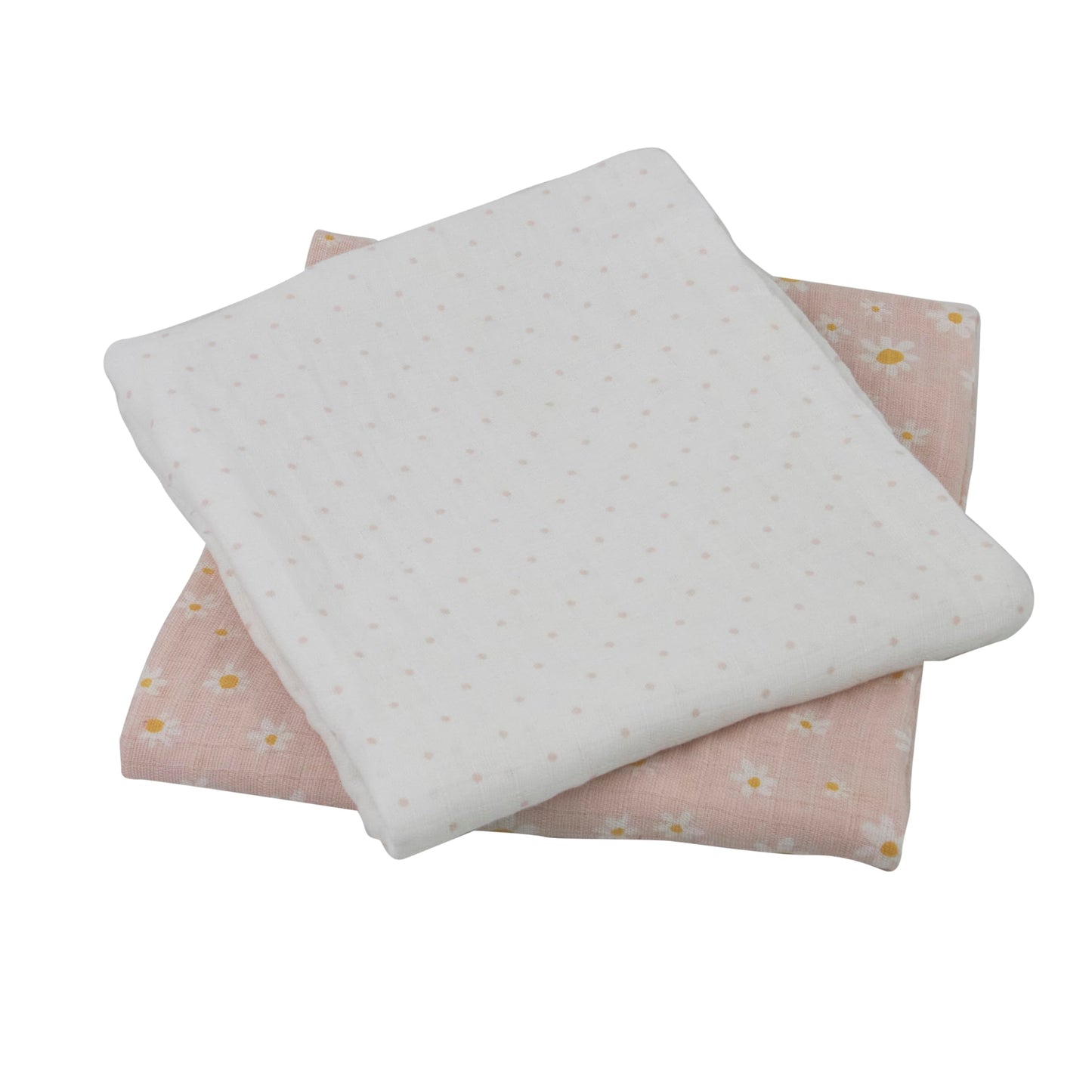 2 muslin blánkets •