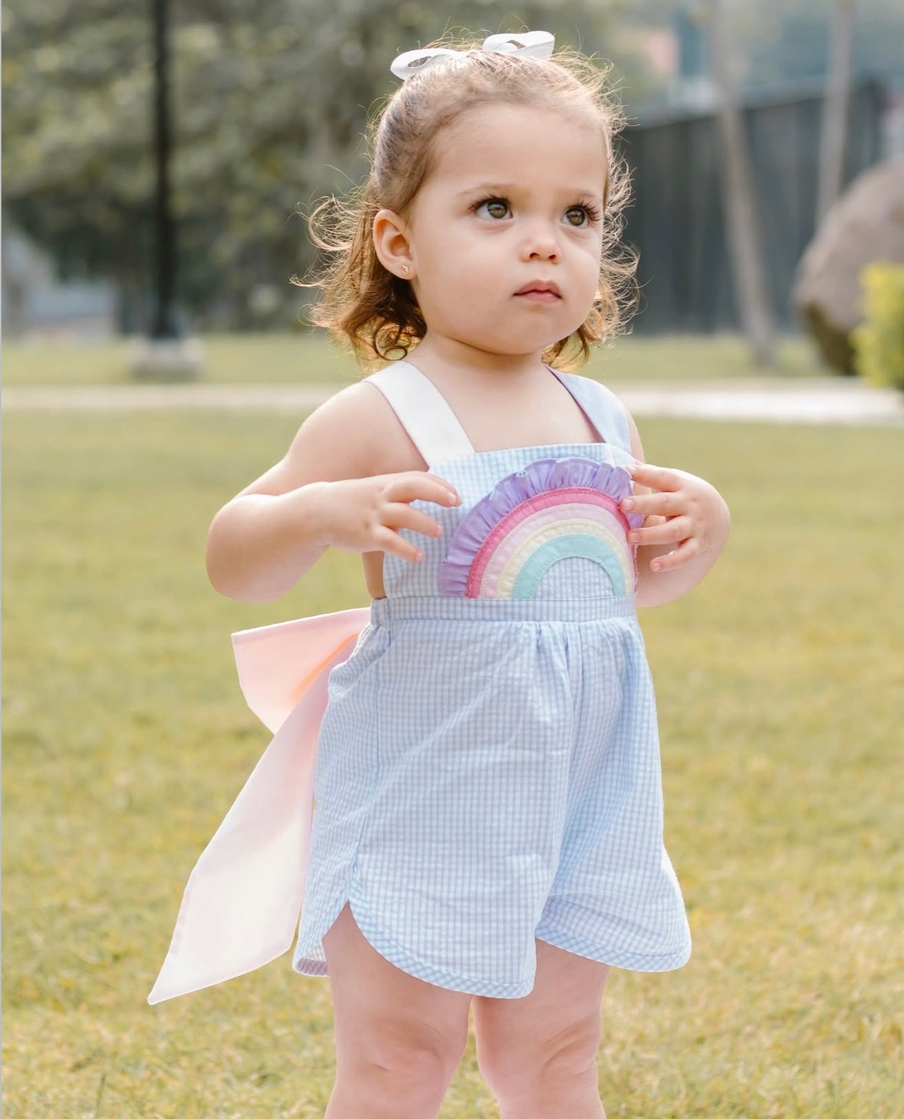 Rainbow romper