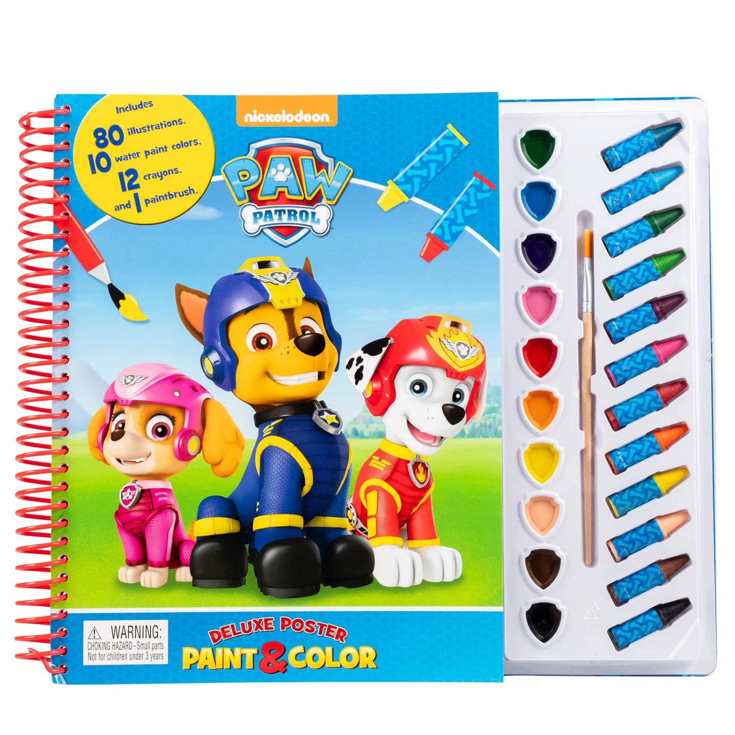 Paw patrol paint & color book