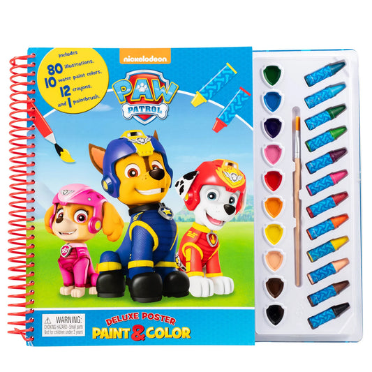 Paw patrol paint & color book