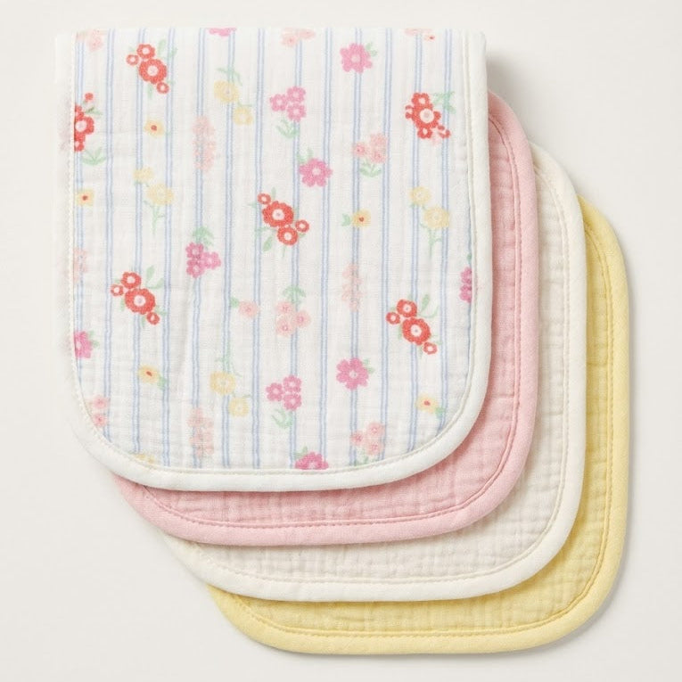 Burp cloths 4 pack