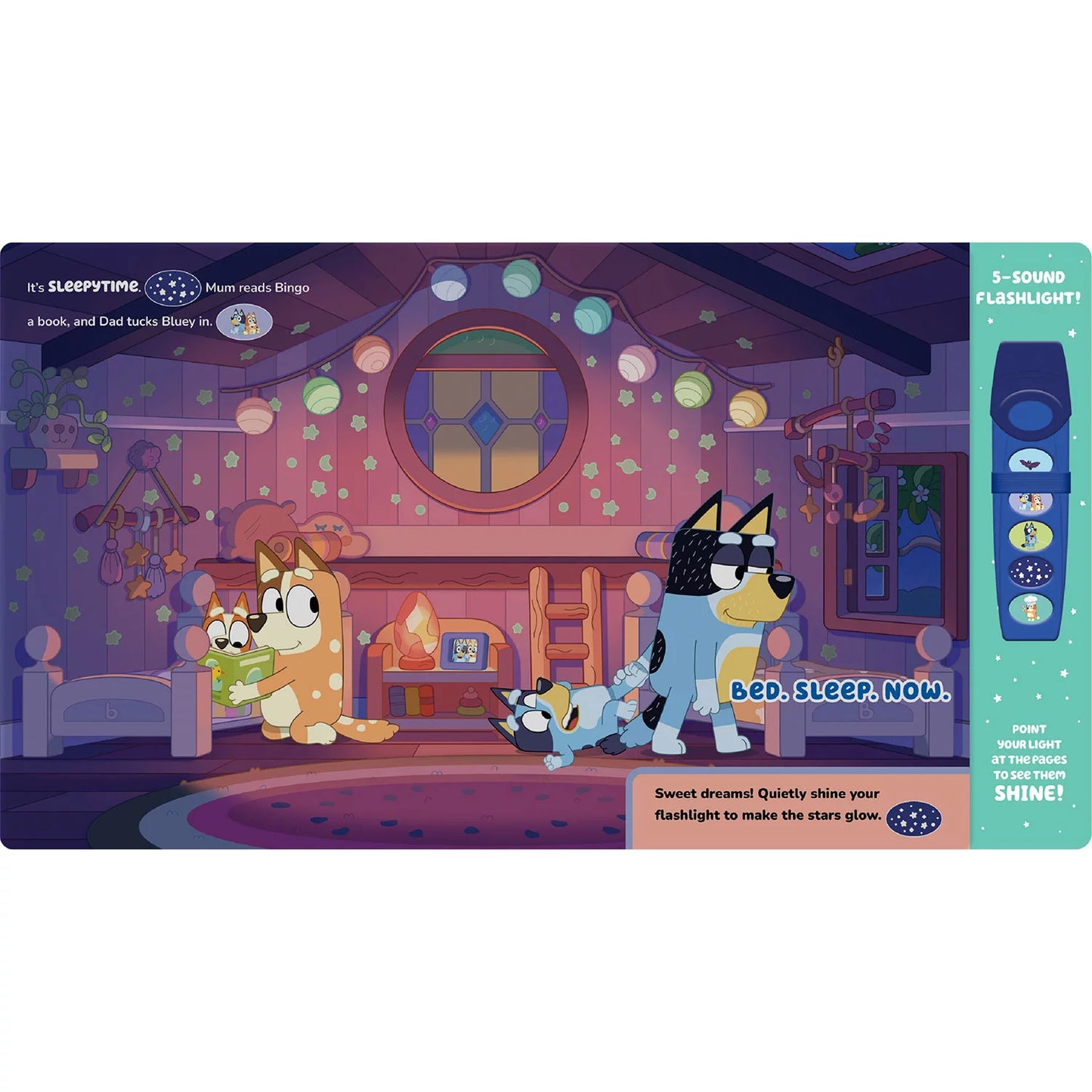 Bluey flashlight book