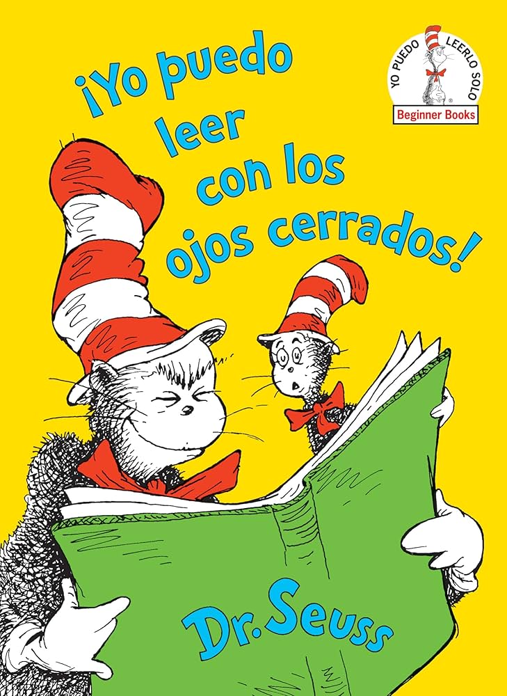 ¡Yo puedo leer con los ojos cerrados!