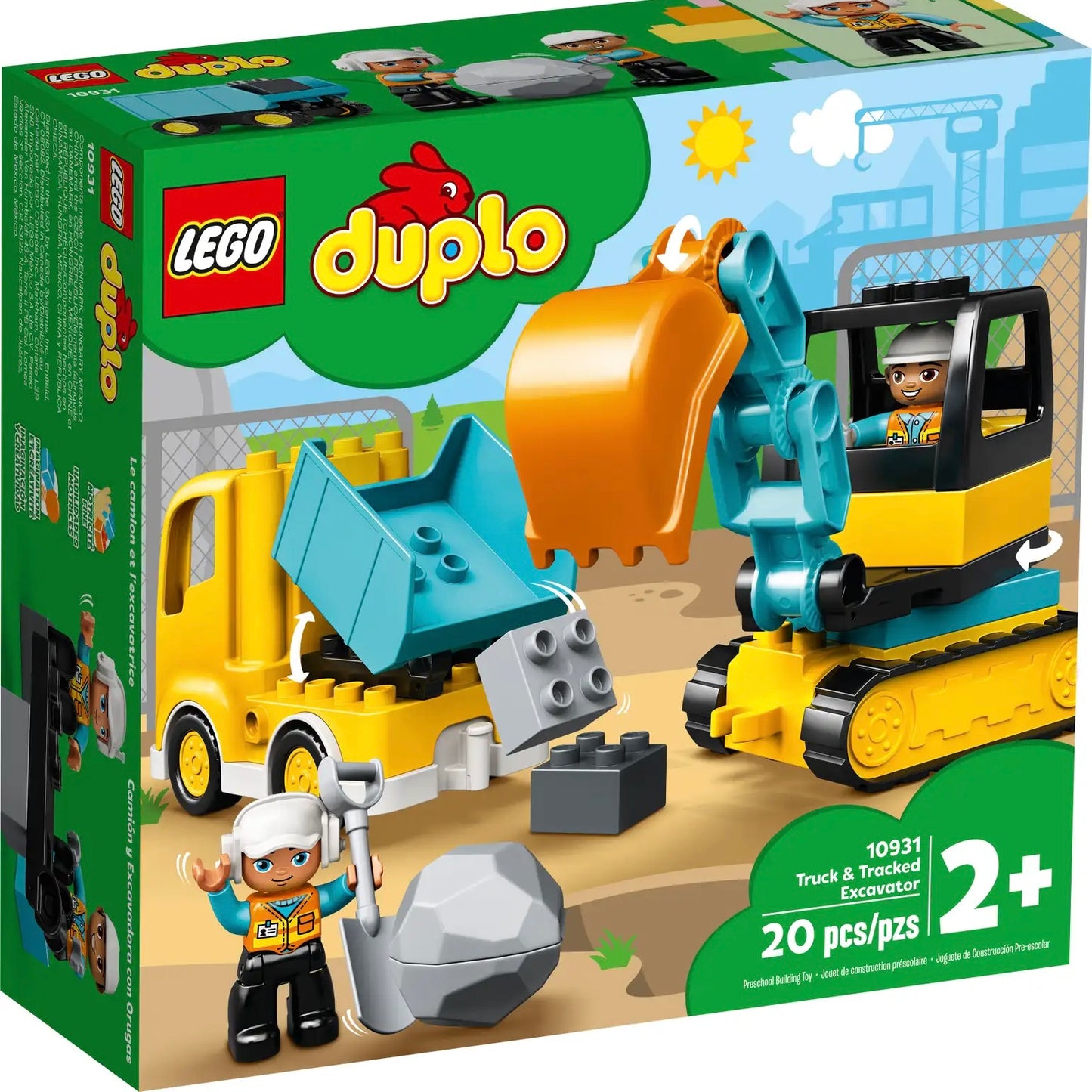 Truck & Tracked Excavator Lego