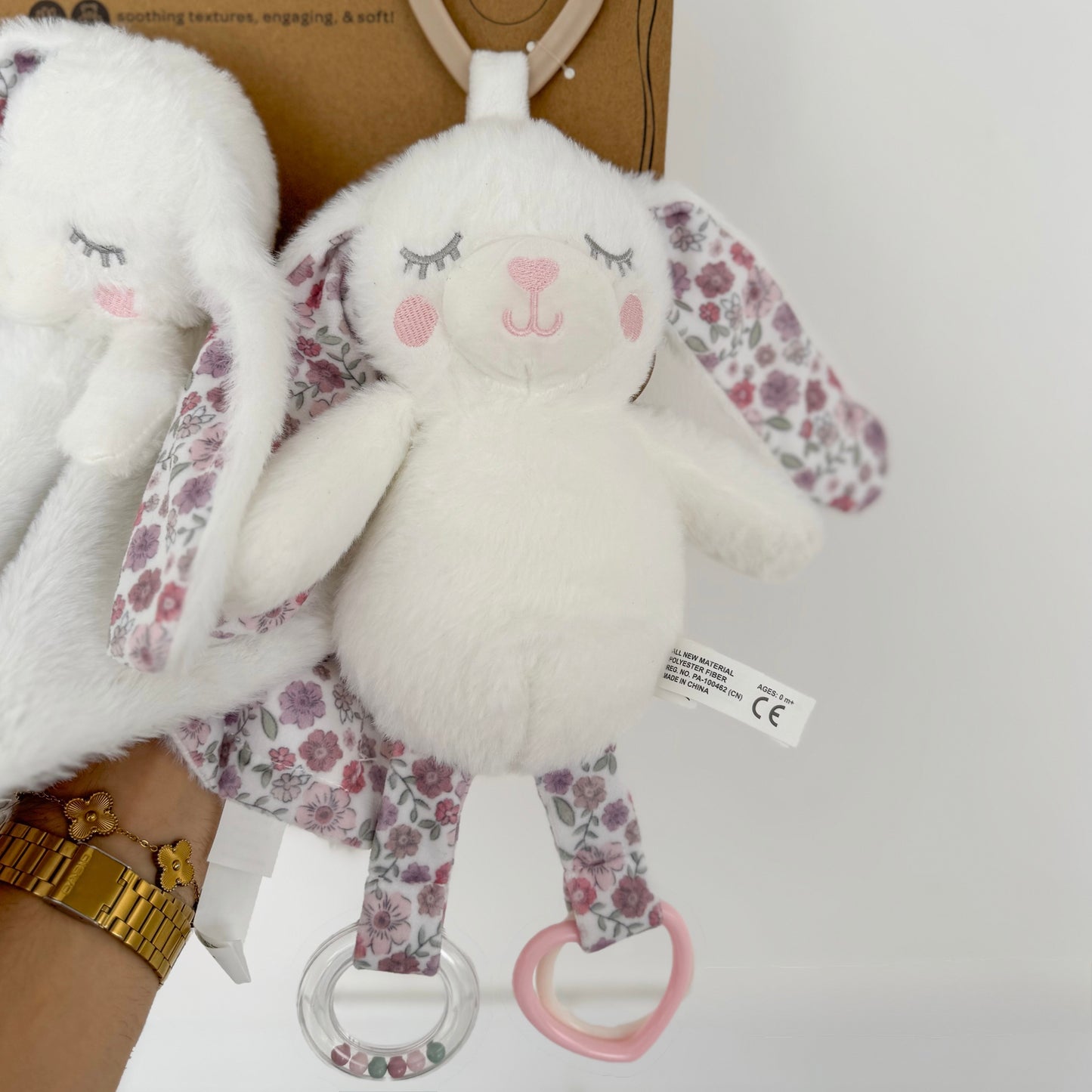 Activity stroller toy & blankie buddy