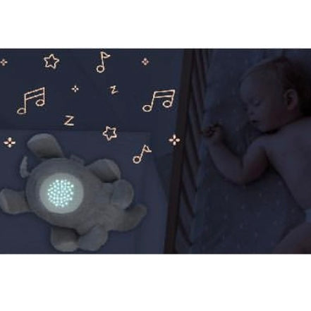 Peluche proyector de luz y sonido