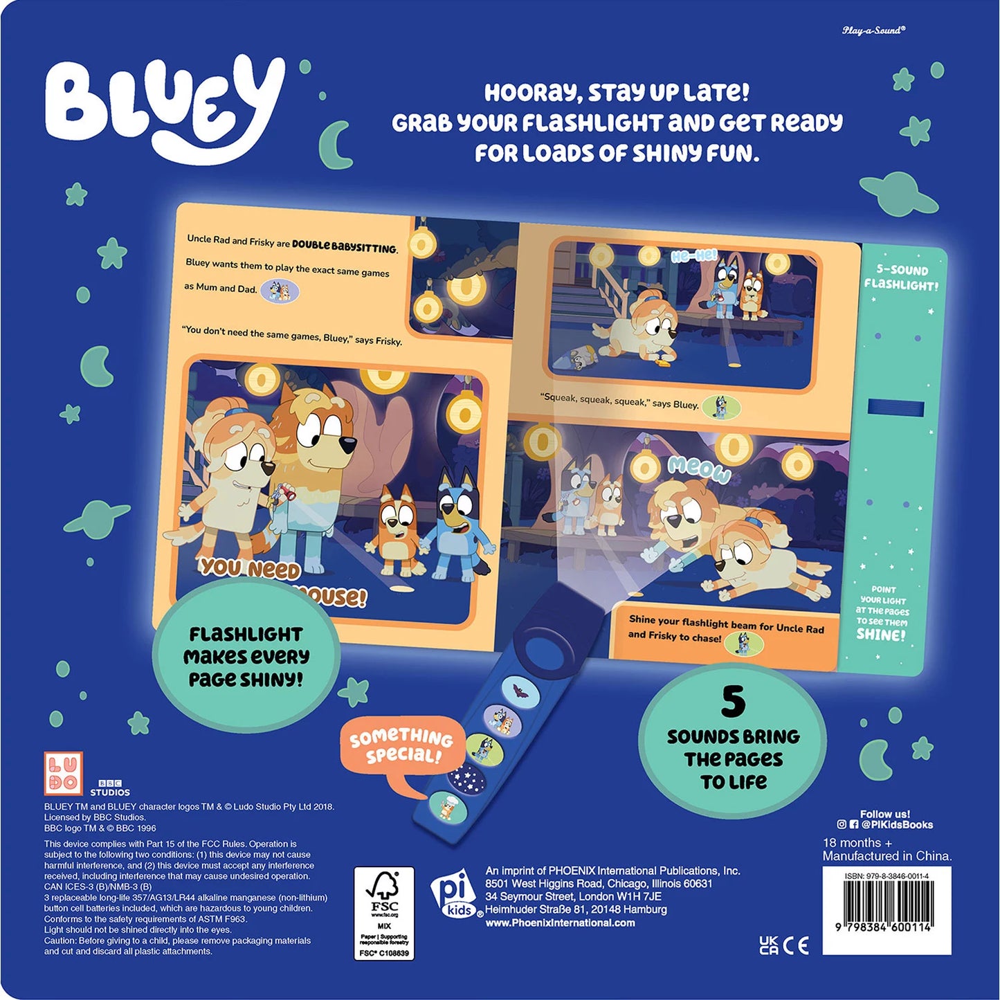 Bluey flashlight book