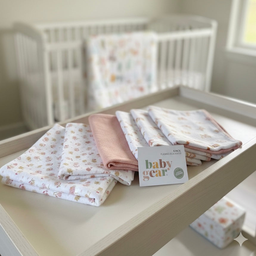 Flannel blankets 4 pack