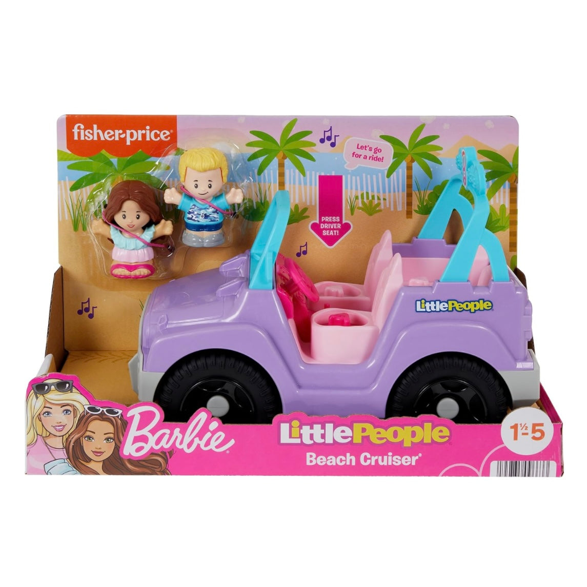 Carro little people barbie