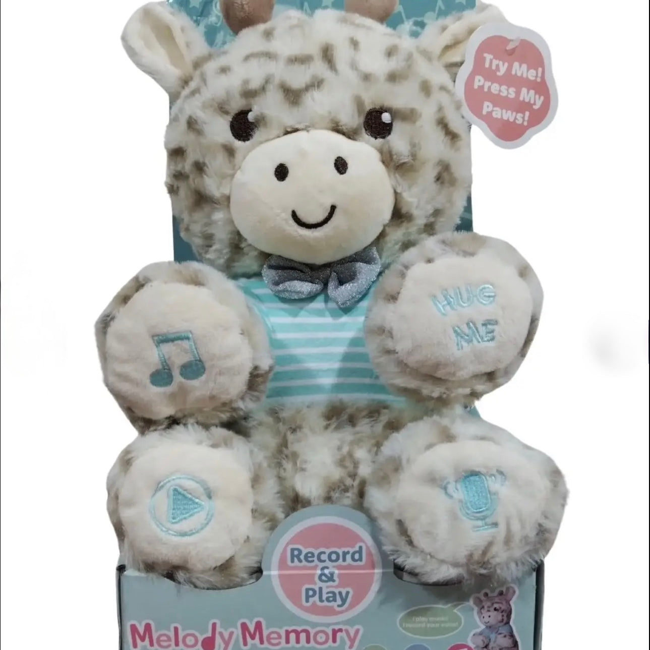 Peluche musical• graba y repite la voz