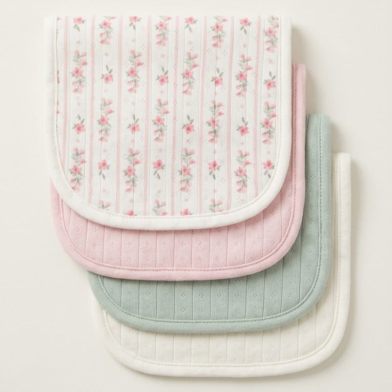 Burp cloths 4 pack