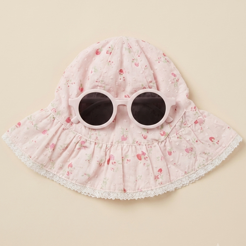 Sun hat + sunglasses