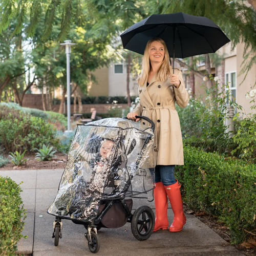 Stroller weather shield