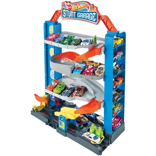 Hot wheels garage + 1 carrito