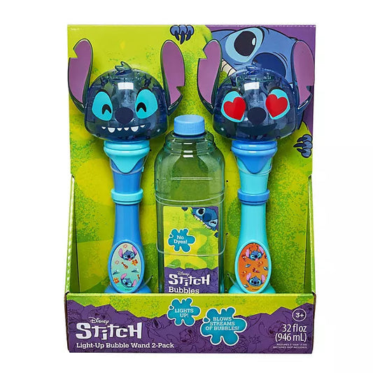 bubble wand 2 pack Stitch light up