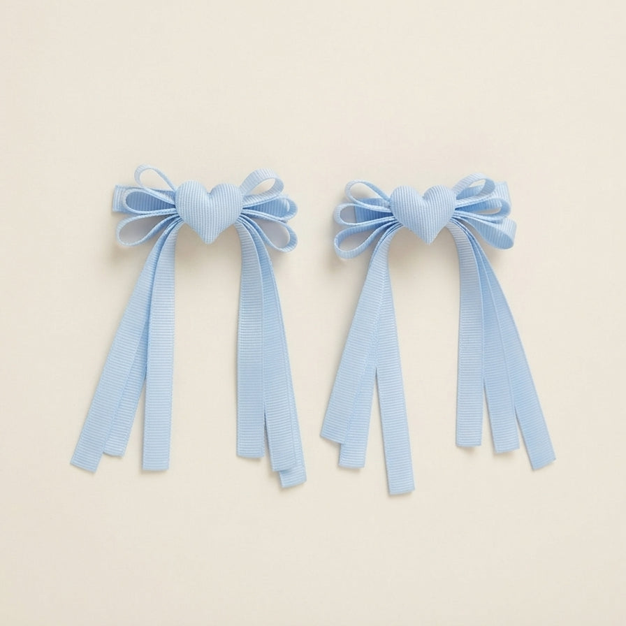 Clips para el cabello heart