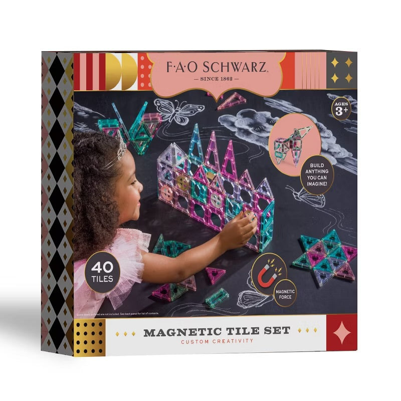 Magnetic tile set 40pcs