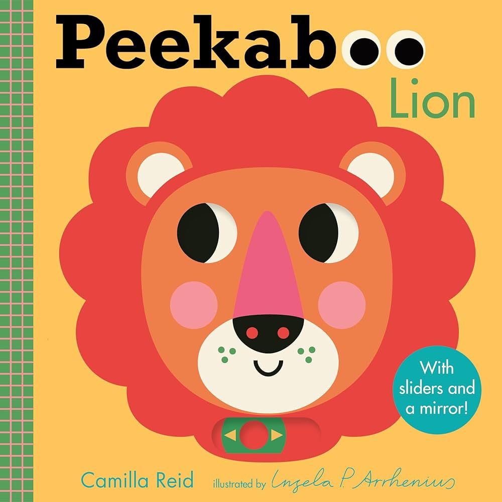 Peekaboo lion sliders