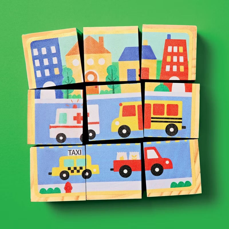 Wooden block puzzles
