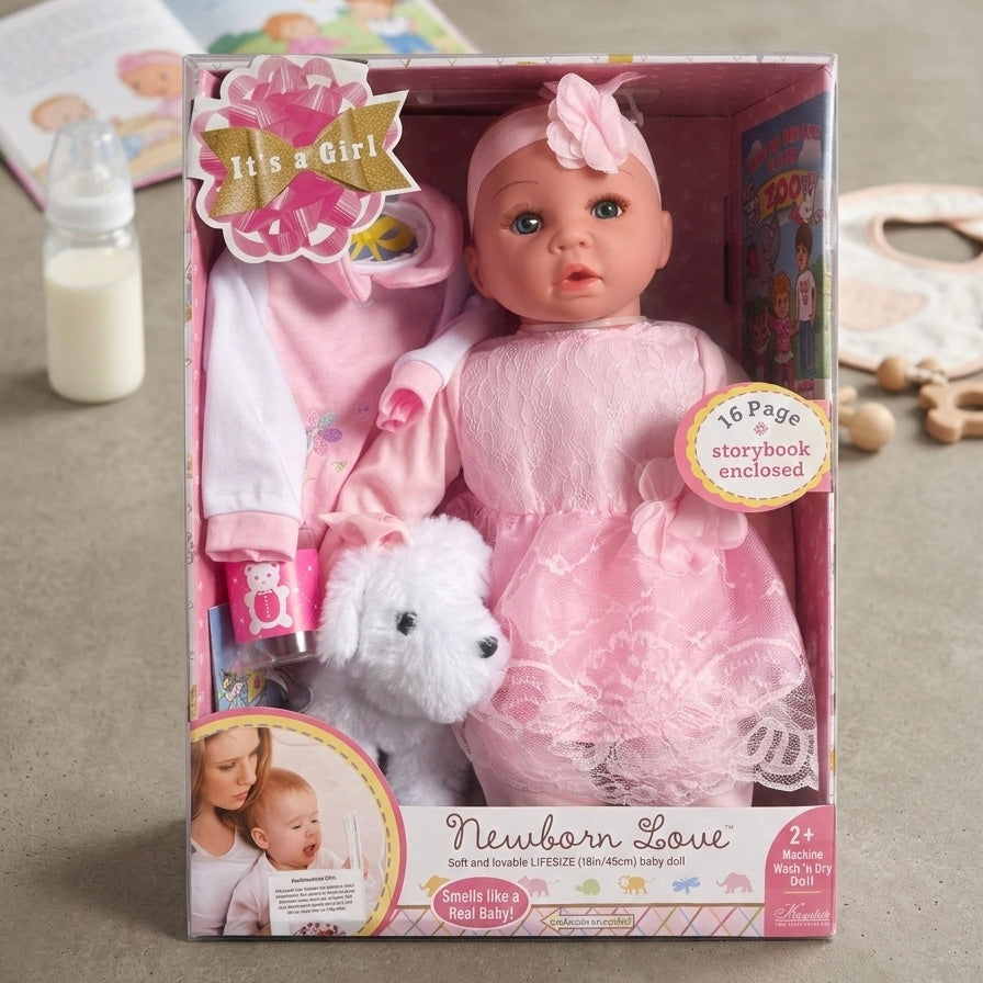 Muñeca con accesorios