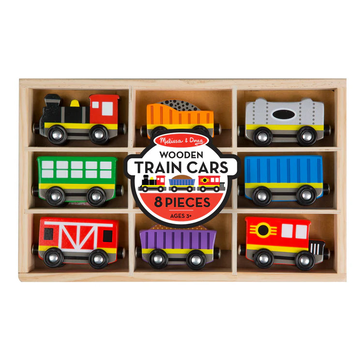 wooden Train set magnetic