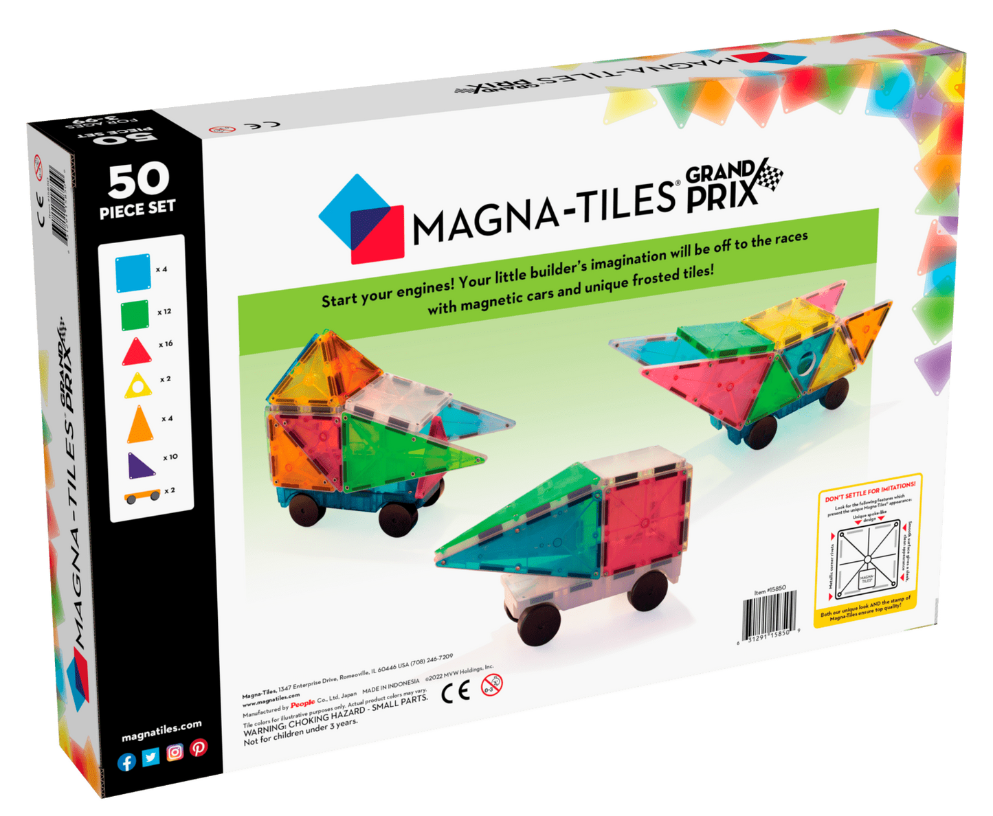 Magna-tiles 50pcs