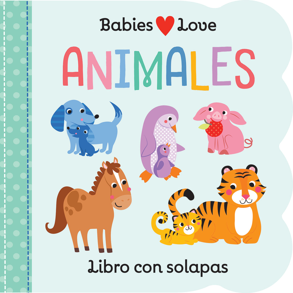Animales, con solapas mini
