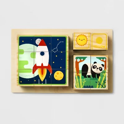 Wooden block puzzles