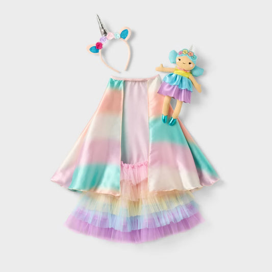 Unicorn dress-up and matching doll