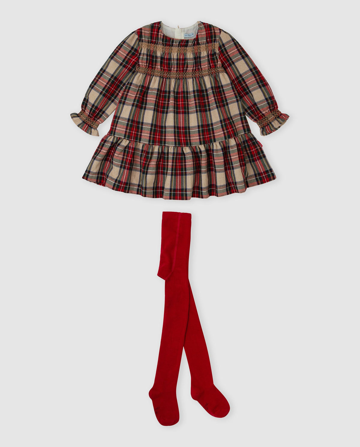 Escoses vestido con leotardos