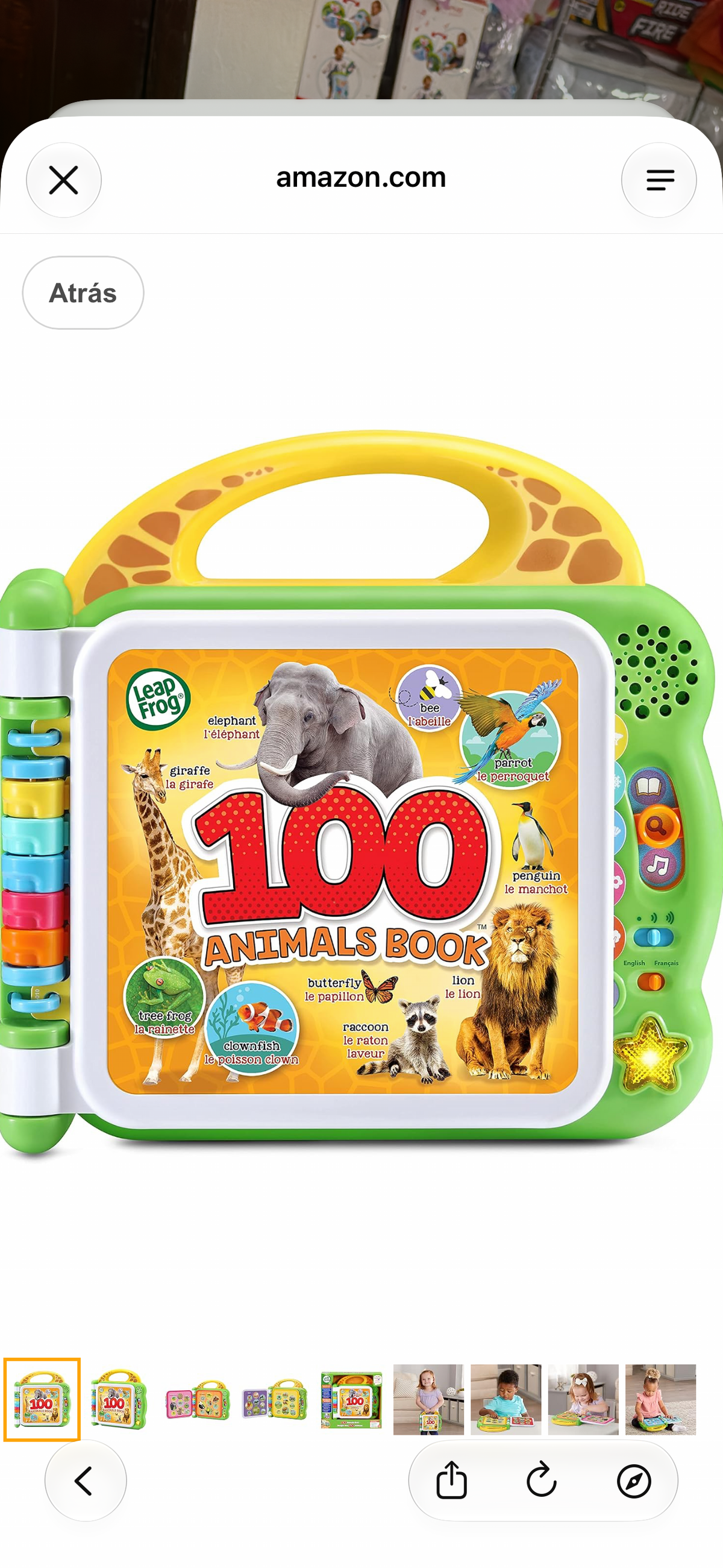 Leap frog - 100 animals book