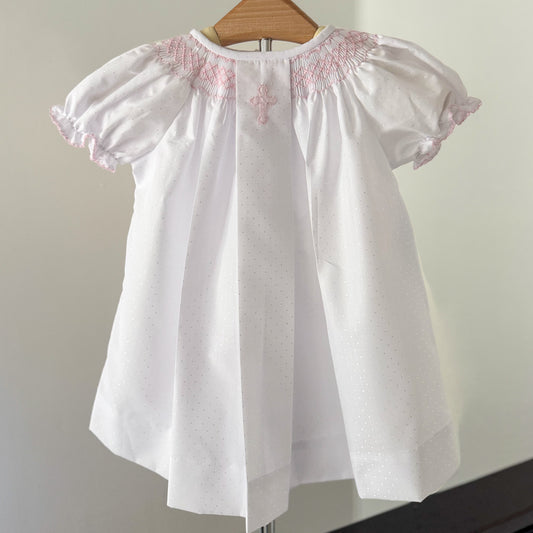 Vestido cruz bordada