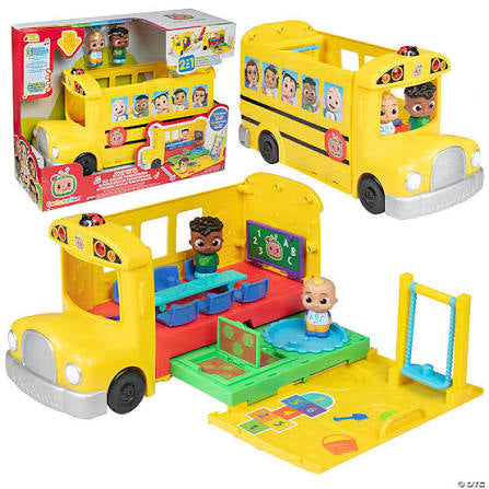 Cocomelon transforming school bus con sonidos