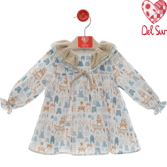 Vestido Celeste