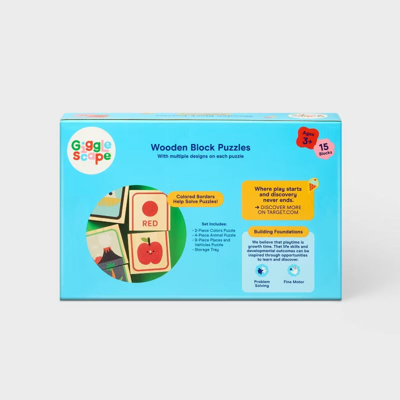Wooden block puzzles